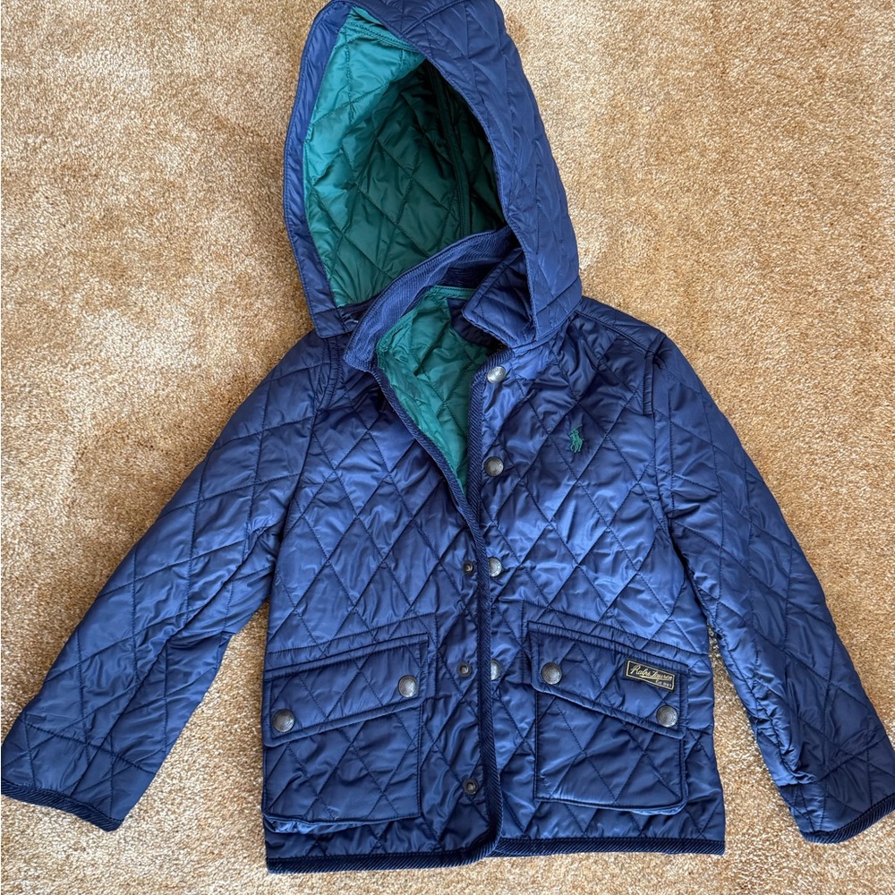 Polo by Ralph Lauren Quilted Blue Puffer Jacket
